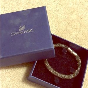 Swarovski grey stardust bracelet EUC, Original Box